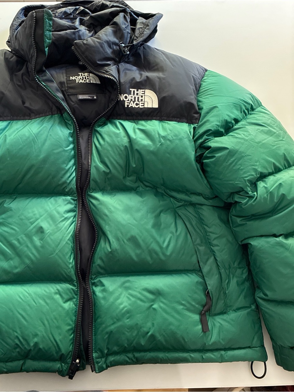The North Face Men’s Green & Black Down Jacket